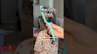 Trying the VIRAL Curly Hair Brush by BounceCurl curlyhairstyles backtoschool [upl. by Awe]