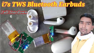 i7s TWS Earbuds Full Teardown  Charging Problem Power Button Problem Solution [upl. by Ontina760]