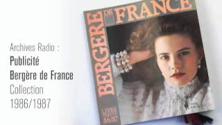 Publicité radio Bergère de France 19861987 [upl. by Mesics853]