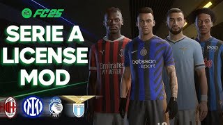 Serie A Licensed Clubs Mod For FC 25 Milan Inter Atalanta Lazio TU2 Free [upl. by Airda]