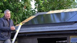 DIY Solar Panel EPDM Flashing Installation [upl. by Legnaesoj]