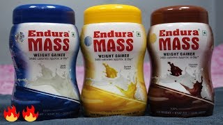 मोटे होने के लिए कैसे लेना चाहिए Endura Mass  Endura Mass Powder Review💪💪💪in Hindi [upl. by Sivar]