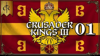 Lets Play Crusader Kings III 3 Byzantine Empire  CK3 Count to Emperor Roleplay Gameplay Episode 1 [upl. by Kehr231]