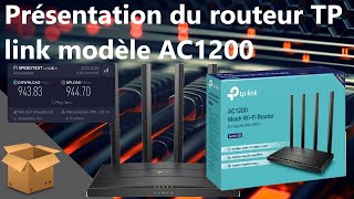 6 Présentation du routeur TP link modèle AC1200 [upl. by Neelia]