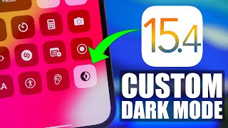 iOS 154 Update  Custom Dark Mode amp More [upl. by Lyrej]