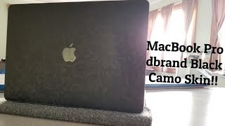 MacBook Pro dbrand Black Camo Skin [upl. by Akerboom]