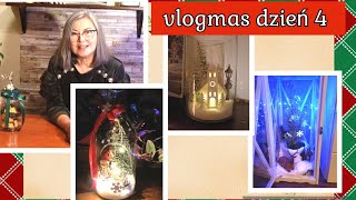 vlogmas dzień 4 dekoracje świąteczne w szkle [upl. by Essirehs]