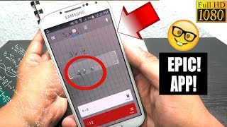Resolver ejercicios Matemáticos con la Camara de mi Celular  Trucos con la Camara [upl. by Tonnie]