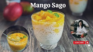 Mango Sago In Coconut Milk The Ultimate Summer Dessert [upl. by Asial933]