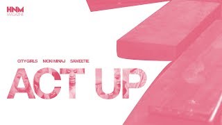 City Girls  Act Up feat Nicki Minaj amp Saweetie MASHUP [upl. by Llerej]