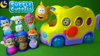 Bubble Guppies Toys Swimsational School Bus amp Check Up Center Gil Molly Goby Oona Bubble Puppy Toys [upl. by Tyrone]