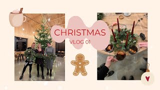 Vánoční VLOG 01  Adventní kalendáře a tvoření věnců  Natalia S [upl. by Adiesirb]