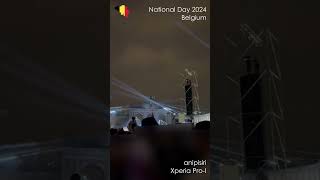 Shorts Celebrate Belgium  National Day 2024 Fireworks  Drone  Laser [upl. by Gabbert]