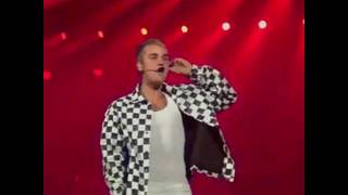 Luis Fonsi FT Justin Bieber  DESPACITO Live 2017  Puerto Rico Purpose Tour [upl. by Aihsal222]