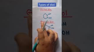 Diol Geminal and Vicinal ORGANIC CHEMISTRY shorts youtubeshorts viral chemistry viral tricks [upl. by Nylitsirk]