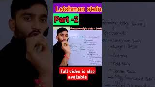 Leishman stain explanation shorts trendingshorts viralshort  by Akhilesh sir [upl. by Shien]