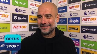 I like EVERYTHING from my team The way we FOUGHT 😤 Pep Guardiola after City draw at Palace [upl. by Avalsorim]