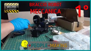 002  Montaggio Braccio Robot in Live Meccanica Parte 1° [upl. by Zel243]