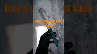 The process of making a damascus knife [upl. by Munmro]