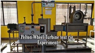 FM lab  pelton wheel turbine test rig  Engineering  VTU [upl. by Halden]