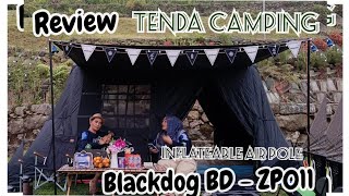 Review Tenda Camping Inflateable Air Pole Blackdog BDZP 011 [upl. by Henriques]