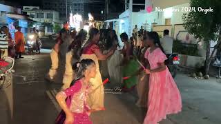 Navaratri special  Deva Sri Ganesha  Kolaatam  Ongole [upl. by Narok662]