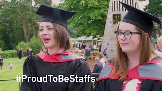 Staffordshire University Graduation Ceremonies  Monday 2017 [upl. by Noswal]