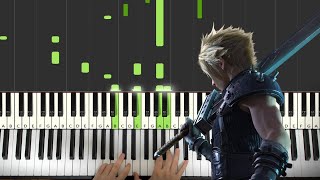 Final Fantasy 7 Remake  Main Theme Piano Tutorial Lesson [upl. by Candi162]