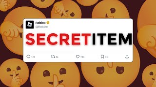 NEW FREE ROBLOX HAT SECRET  ROBUX NEWS [upl. by Etteuqal]