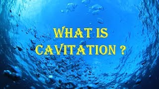 WHAT IS CAVITATION HINDI [upl. by Sadonia]