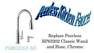 Peerless Faucet Wand Replacement RP63202  P188103LFSD [upl. by Azne]