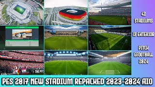 PES 2017 NEW STADIUM REPACKED 20232024 AIO [upl. by Collis]