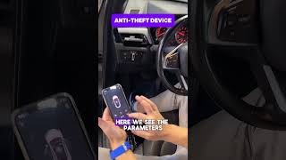Switching the antitheft device Shadow to service mode using a mobile application [upl. by Yelsiap]