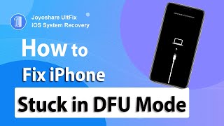 iPhone Stuck in DFU Mode Get Out of It Quickly [upl. by Anaiad]