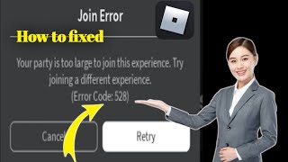 How to Fix Error Code 528 in Roblox 2024 [upl. by Nediarb]