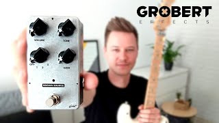 GROBERT EFFECTS  BROWN SAUCE  Lovetone Brown Source Overdrive 11 Clone  short demo [upl. by Yarg776]