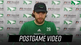 UND Hockey  Hunter Johannes Postgame Press Conference  1624 [upl. by Malorie]