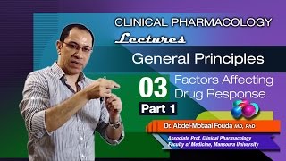 General Principles of Pharmacology Ar  03  variation in drug response  Part1 [upl. by Eelyma661]