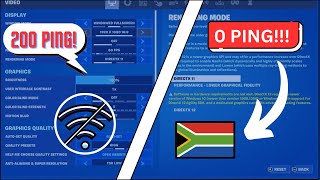 How To Play FORTNITE on 0 PING In South Africa kinda [upl. by Sergius]