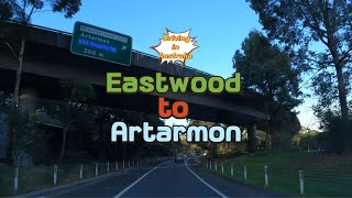 Driving in Australia From Eastwood to Artarmon NSW  4K [upl. by Ettelrac]