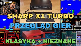 Borsuk Retro Gry TV SHARP X1 TURBO  PRZEGLĄD GIER 2 Klasyka  Nieznane Gry [upl. by Ellenehc]