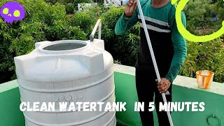 How to clean Water Tank at home  DIY water cleaner Clean water tank in 5 minutes [upl. by Arted]