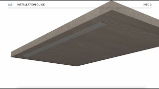 LampS MEC 2 Rebated Profile Installation Instructions [upl. by Ashmead5]