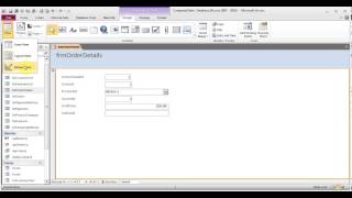 Microsoft Access 2007 2010 2013 pt 7a Autocomplete Form fields [upl. by Maisie]