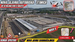 GLAVNA Autobuska stanica Beograd  pristupne saobraćajnice dokle se stiglo sa radovima beograd [upl. by Anassor]