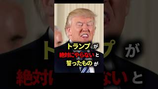 トランプが絶対にやらないと誓ったものが意外すぎた トランプ 雑学 ゆっくり解説 大統領 [upl. by Analem]