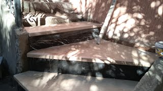 Professional Staircase Transformation How to Install Marble with Style and EasePart 2 [upl. by Hyman]