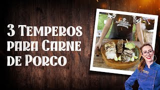 TEMPEROS para CARNE DE PORCO aprenda 3 RECEITAS  Santa Massa [upl. by Mina]