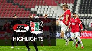 Highlights AZ  NEC  Eredivisie [upl. by Aseena]