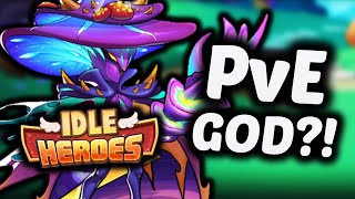 Mutated Fungus Geester is the NEW BEST PvE HERO in IDLE HEROES [upl. by Alludba]